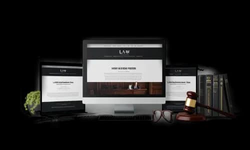 Law Firm Website on different devices