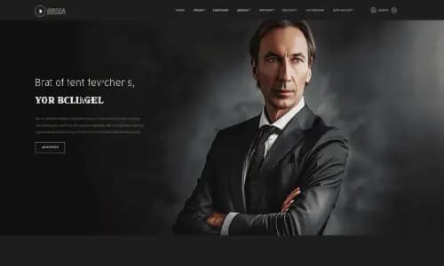 Grey Theme Law Firm Website