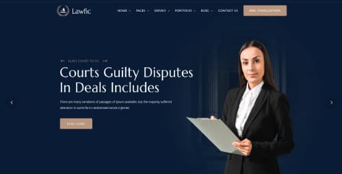 Lawfic Lawyer Theme